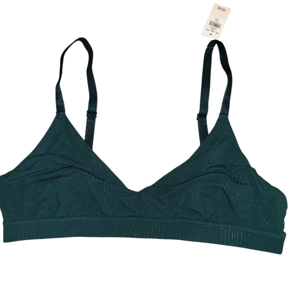 New Aeeie Modal Ribbed Triangle Bralette